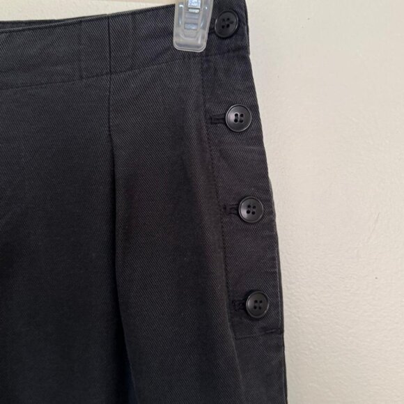 Madewell Side-Button Tapered Crop Pants Style#NC374 Size 4 - Picture 4 of 16